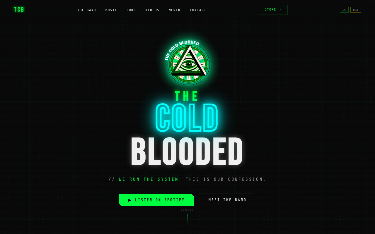 The Cold Blooded · cliente Compartamos Redes